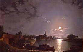 Photo of "ABINGDON BY MOONLIGHT." by HENRY PETHER