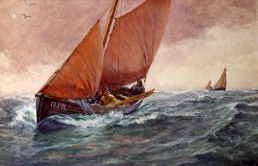 Photo of "CLOSE HAULED" by CHARLES NAPIER HEMY