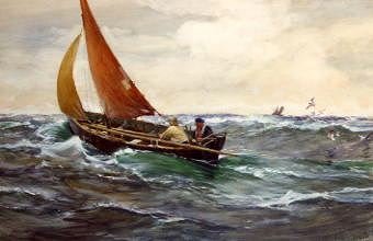 Photo of "THE OPEN SEA" by CHARLES NAPIER HEMY