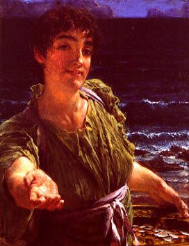 Photo of "UNA CARITA, 1883" by SIR LAWRENCE ALMA-TADEMA