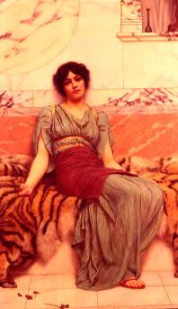 Photo of "SWEET DREAMS, 1901." by JOHN WILLIAM GODWARD