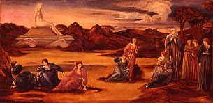 Photo of "THE PASSING OF VENUS, C.1878" by SIR EDWARD COLEY BURNE-JONES