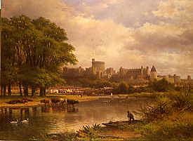 Photo of "WINDSOR CASTLE FROM ETON, 1881" by JOHN SYER