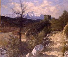 Photo of "EARLY SNOWS, PROVENCE, FRANCE" by HENRY HERBERT LA THANGUE