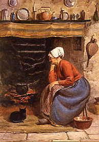 Photo of "WATCHING THE POT" by FREDERICK ALBERT SLOCOMBE