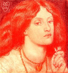 Photo of "REGINA CORDIUM. A PORTRAIT OF ELIZABETH SIDDAL. 1860" by DANTE GABRIEL ROSSETTI
