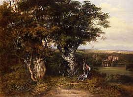 Photo of "FURNESS ABBEY WITH DISTANT VIEW OF MORECAMBE BAY, 1849" by JANE NASMYTH