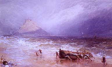 Photo of "ST. MICHAELS MOUNT." by MYLES BIRKET FOSTER