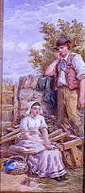 Photo of "COUNTRY FRIENDS, 1878." by E. WALKER