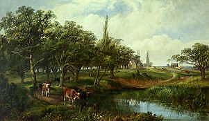 Photo of "EPPING FOREST AND KEEPERS COTTAGE, 1870." by EDWIN L. MEADOWS