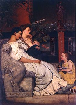 Photo of "A ROMAN FAMILY, 1867" by SIR LAWRENCE ALMA-TADEMA