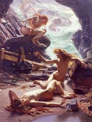 Photo of "THE CAVE OF THE STORM NYMPHS, 1903" by SIR EDWARD JOHN POYNTER