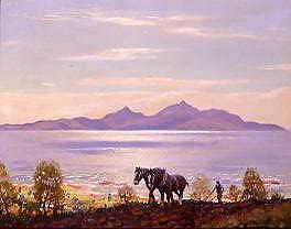 Photo of "PLOUGHING NEAR ARRAN, SCOTLAND" by ROBERT HOUSTON