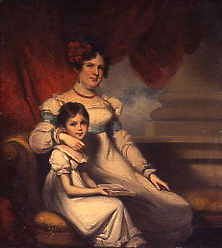 Photo of "PORTRAIT OF A LADY WITH HER DAUGHTER" by GEORGE CHINNERY
