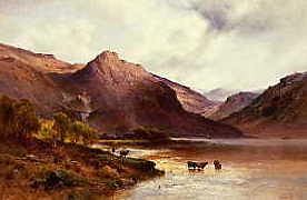 Photo of "PENMAEN POOL, DOLGELLY, NORTH WALES" by ALFRED DE BREANSKI