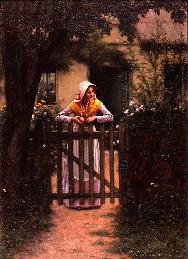 Photo of "SUNDAY MORNING" by EDMUND BLAIR LEIGHTON