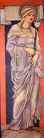 Photo of "SANTA MARIA VIRGO" by SIR EDWARD COLEY BURNE-JONES