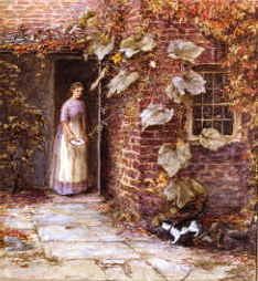 Photo of "FEEDING THE KITTEN." by HELEN ALLINGHAM