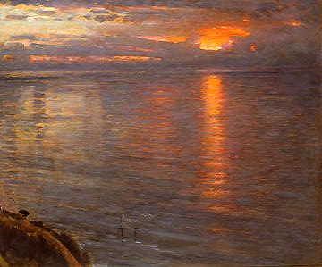 Photo of "SUNSET, '95" by ALBERT GOODWIN