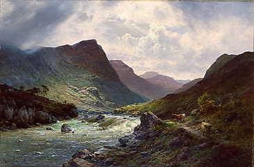 Photo of "IN THE PASS OF GLENCOE" by ALFRED DE BREANSKI