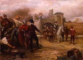 Photo of "THE SURRENDER OF THE TOWN OF ALKMAAR BY THE DUTCH TO DON JOHN OF AUSTR" by ROBERT ALEXANDER HILLINGFORD