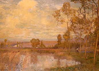 Photo of "ON THE RIVER SOMME, FRANCE (WORLD WAR 1)" by SIR ALFRED EAST