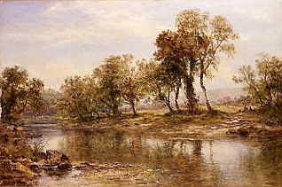 Photo of "A RIVER IN WALES, UNITED KINGDOM, 1902" by BENJAMIN WILLIAMS LEADER