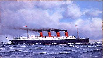 Photo of "S.S. LUSITANIA" by ANTONIO (AMERICAN ARTIST JACOBSEN