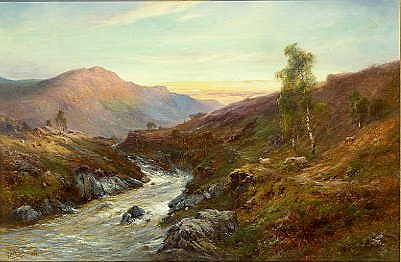 Photo of "VIEW OF GLEN SHIEL" by ALFRED DE BREANSKI