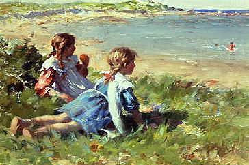 Photo of "ON THE BEACH" by WILLIAM MARSHALL BROWN