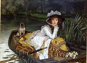 Photo of "JEUNE FEMME EN BATEAU" by JACQUES JOSEPH TISSOT