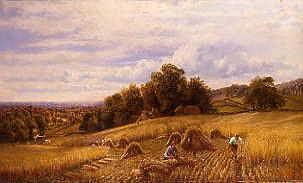 Photo of "HARVESTING." by ALFRED AUGUSTUS SEN. GLENDENING