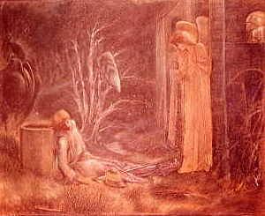 Photo of "THE DREAM OF SIR LANCELOT" by SIR EDWARD COLEY BURNE-JONES