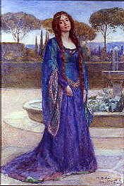 Photo of "A MEDIEVAL MAIDEN, 1910" by STUART G. DAVIS