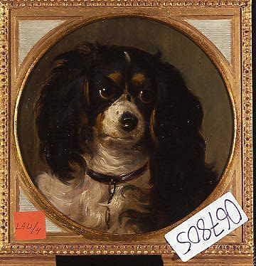 Photo of "QUEEN VICTORIA'S SPANIEL DASH" by SIR EDWIN HENRY LANDSEER