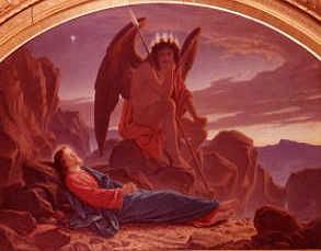 Photo of "SATAN WATCHING THE SLEEP OF CHRIST, 1874" by JOSEPH NOEL PATON