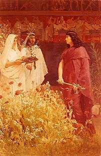Photo of "TARQUINIUS SUPERBUS, 1867" by SIR LAWRENCE ALMA-TADEMA