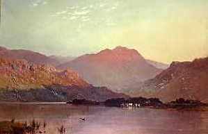 Photo of "LLYN-Y-DDINAS, NORTH WALES." by ALFRED DE BREANSKI