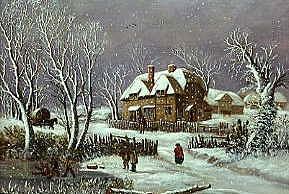 Photo of "A FARM IN WINTER.1854" by WILLIAM STONE