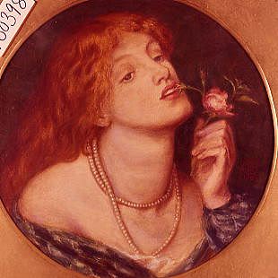 Photo of "BELCOLORE, 1868" by DANTE GABRIEL ROSSETTI