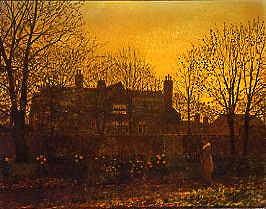 Photo of "DUSK, AN AUTUMN DAY" by JOHN ATKINSON GRIMSHAW