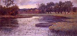 Photo of "A HAMPSHIRE STREAM" by SIR ARTHUR TEMPLE FELIX CLAY