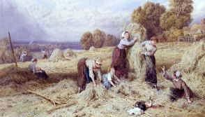 Photo of "THE HAYFIELD." by MYLES BIRKET FOSTER