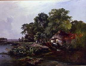 Photo of "THE LOCK-FISHER'S COTTAGE" by HENRY JOHN BODDINGTON