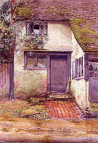 Photo of "THE UMBRELLA BY THE BACK DOOR." by CHARLES EDWARD WILSON