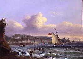Photo of "A VIEW OF TORQUAY FROM CORBYN'S HEAD, 1827" by THOMAS LUNY