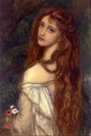 Photo of "THE REDHEAD" by ARTHUR HUGHES