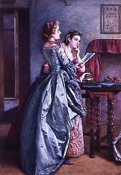 Photo of "A TEA-TIME REHEARSAL, 1866" by EDWARD KILLINGWORTH JOHNSON