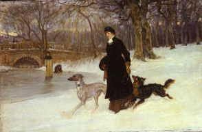 Photo of "A WINTER'S DAY, 1880" by ROBERT WALKER MACBETH