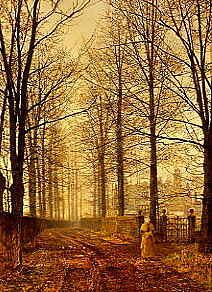 Photo of "THREE HUNDRED YEARS AGO, 1892." by JOHN ATKINSON GRIMSHAW